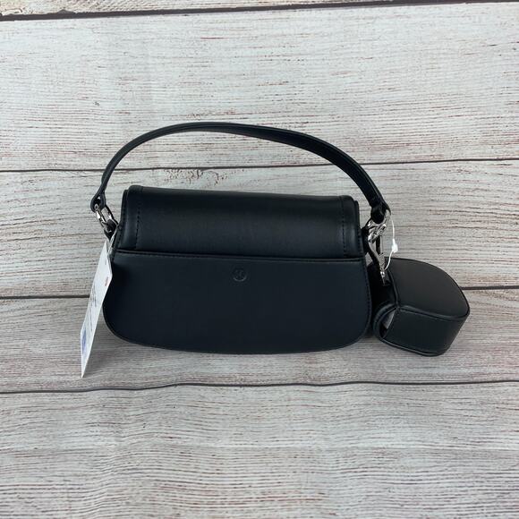 Lululemon Leather Alternative Mini Bag Purse w/ Strap - Picture 5 of 8